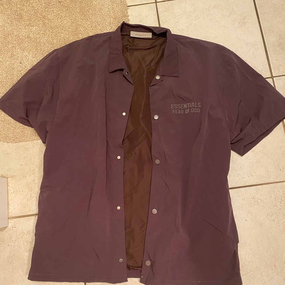 Essentials Fear of God Brown Shirt